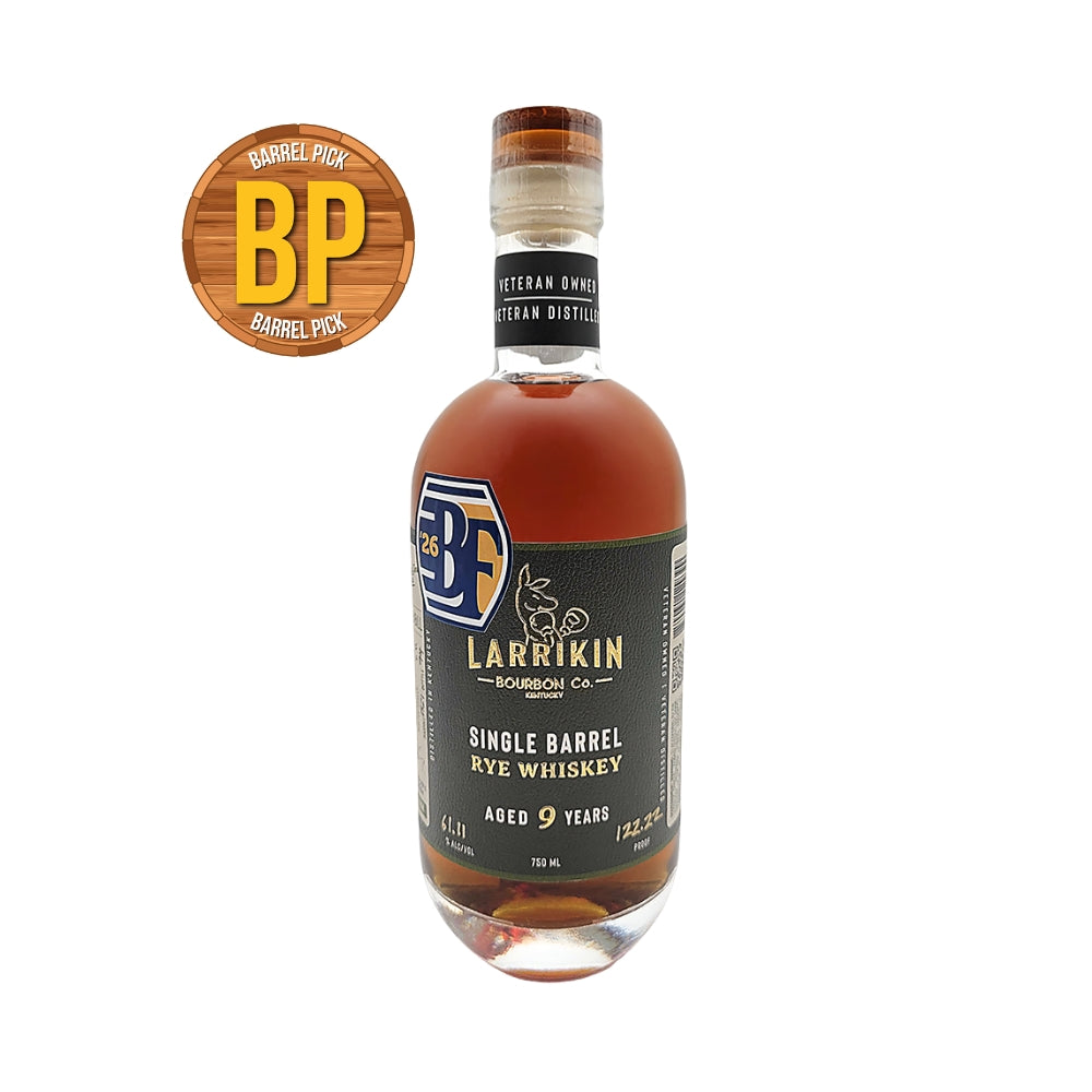 Larrikin Rye Whiskey | 122.22 Proof | 9 Years | Brewzle Fest Exclusive