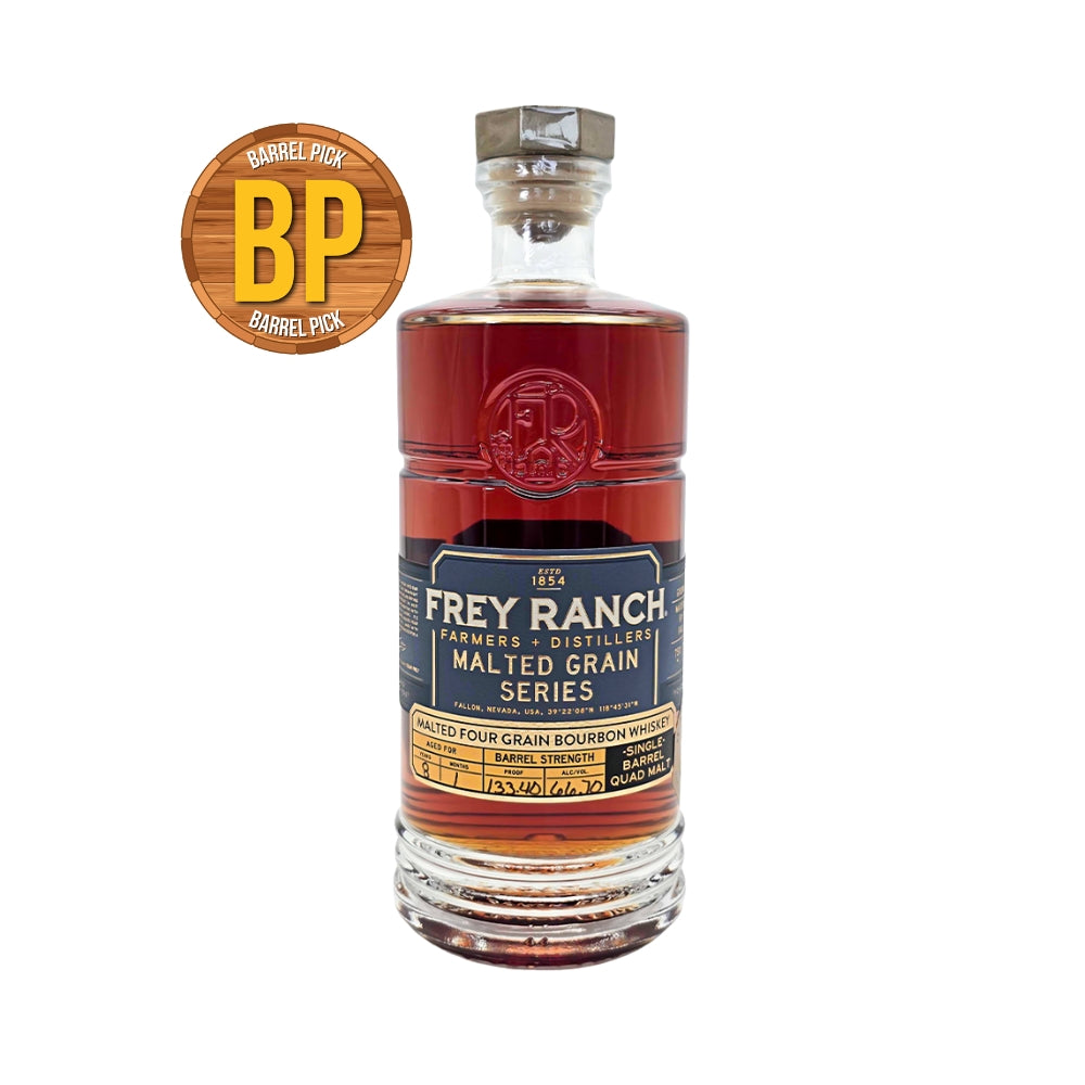 Frey Ranch Quad-Malt Bourbon #1400 | 133.4 Proof | 8 Years | Brewzle Fest Exclusive
