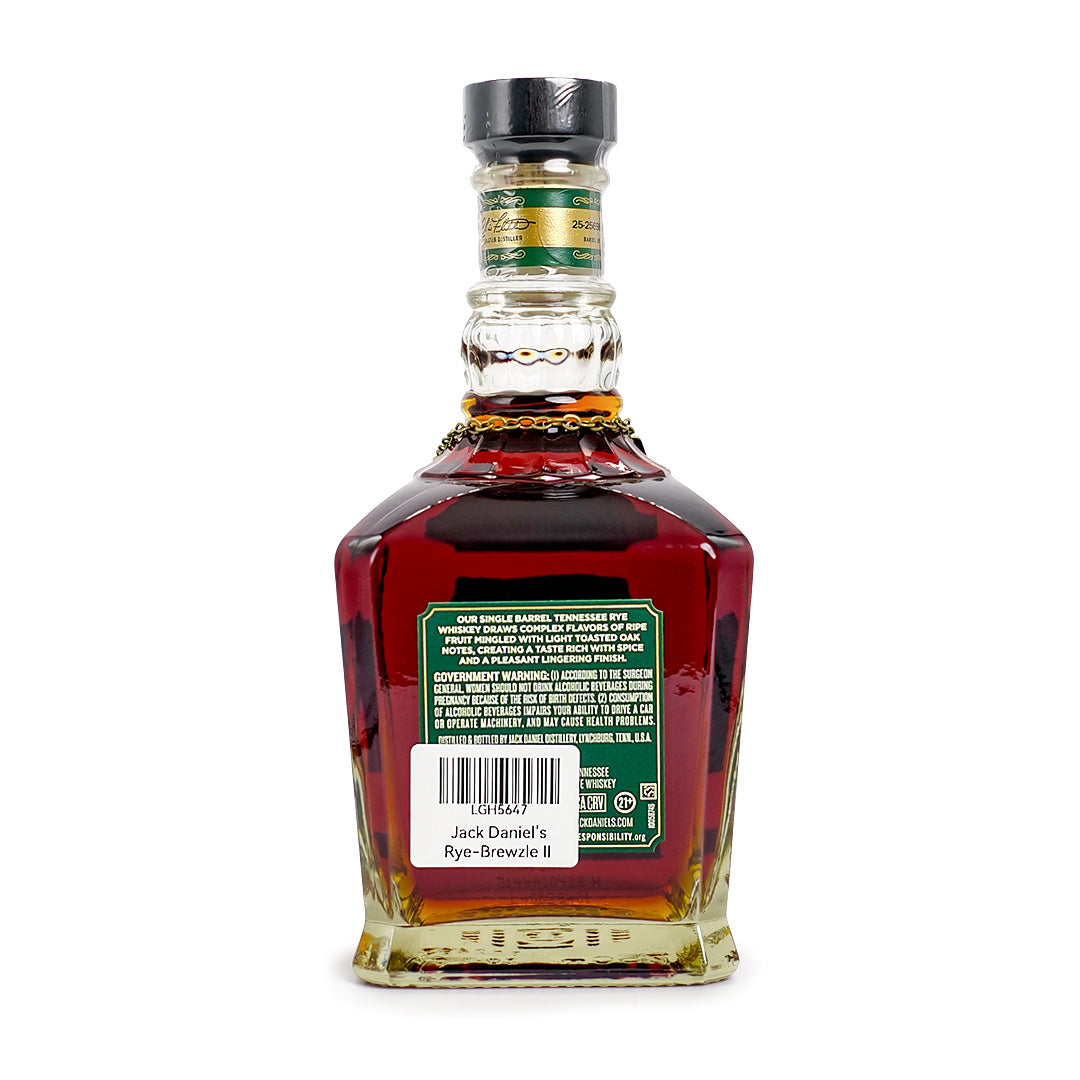 Jack Daniel’s Tennessee Rye Whiskey “Brewzle II” | 129.5 Proof | Brewzle Exclusive