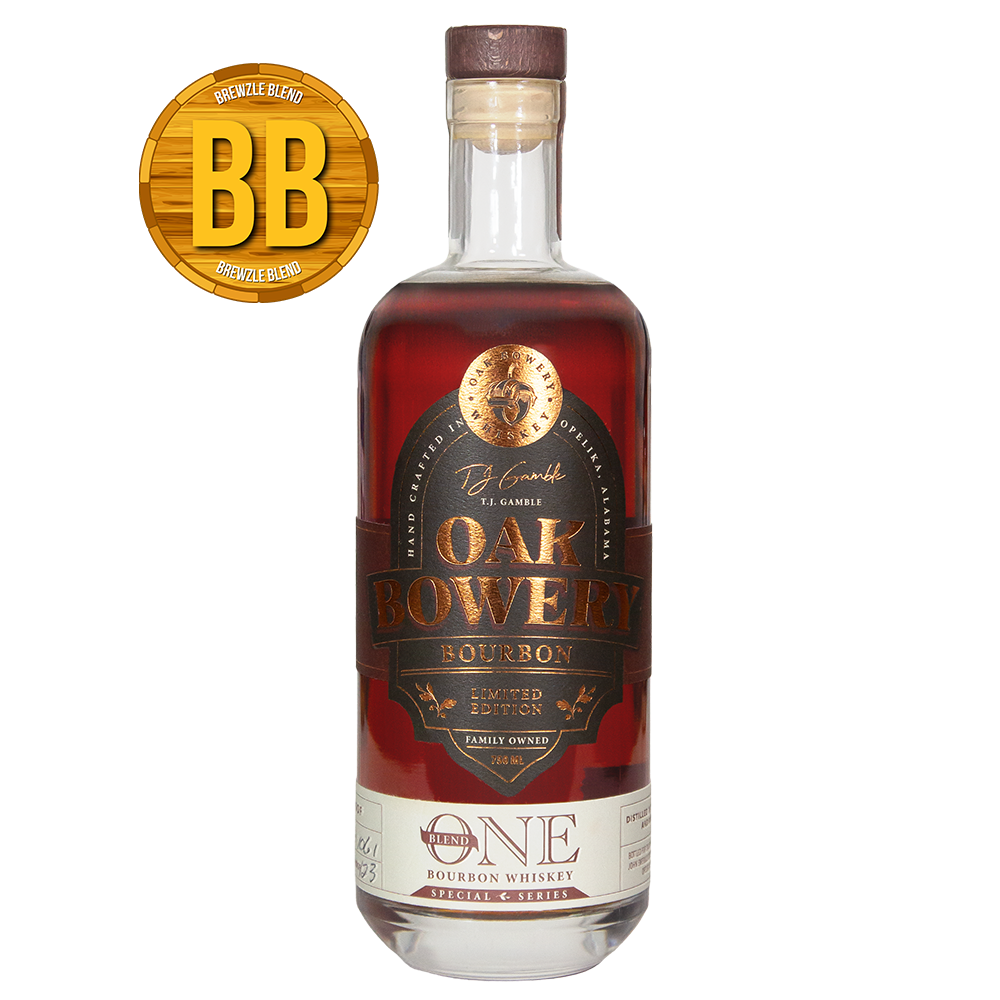 Oak Bowery Blend One Bourbon | 123 Proof | Brewzle Exclusive | 750ml