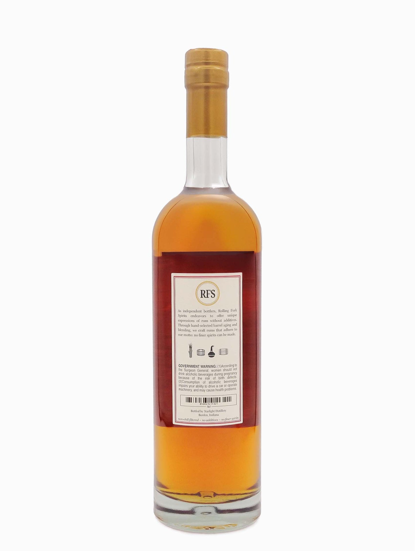 Rolling Fork 6 Year Trinidad Single Rye Cask Rum | 121.4 Proof | Brewzle Exclusive | 750ml