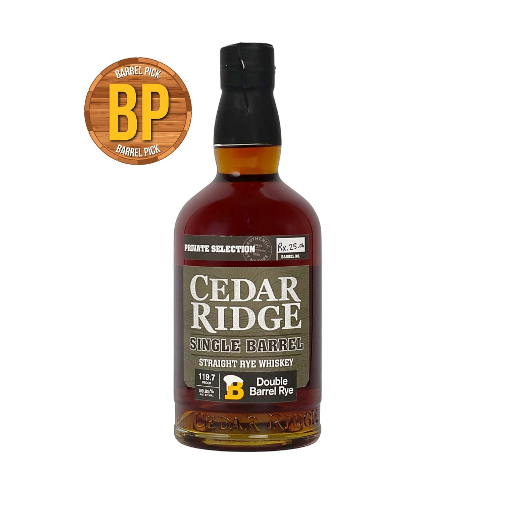 Cedar Ridge Double Barrel Rye |  119.7 Proof | Brewzle Exclusive