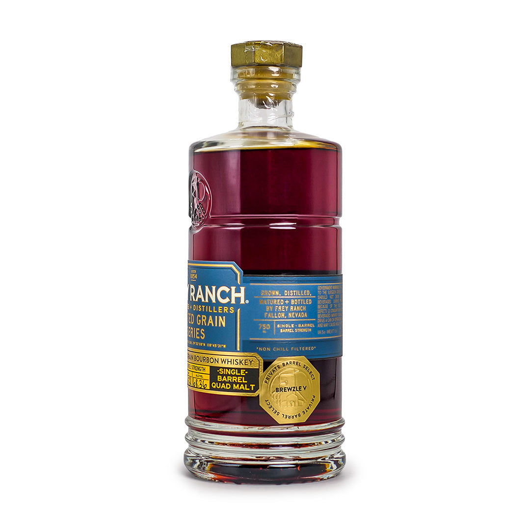 Frey Ranch Quad-Malt Bourbon #1401 | 136.72 Proof | Brewzle Exclusive