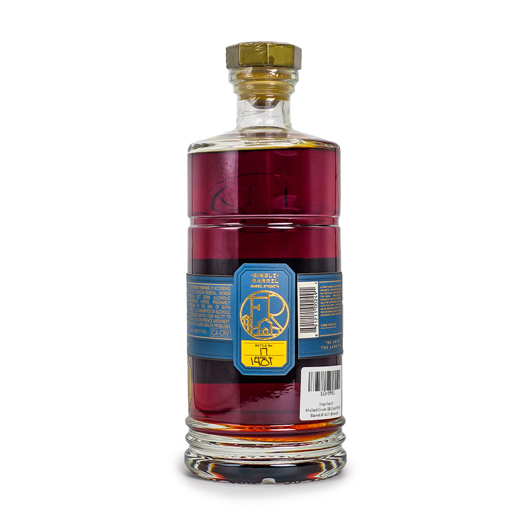Frey Ranch Quad-Malt Bourbon #1401 | 136.72 Proof | Brewzle Exclusive