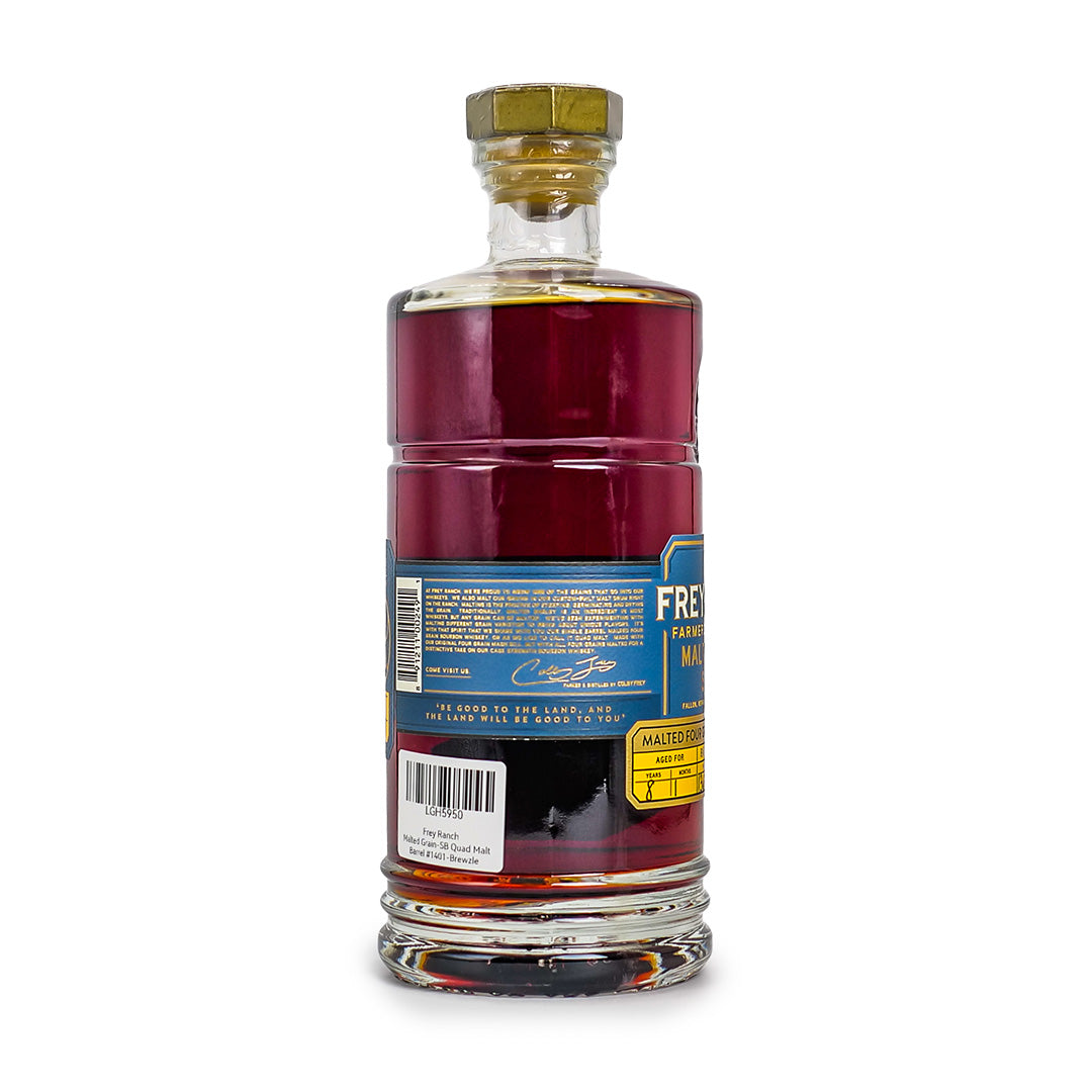 Frey Ranch Quad-Malt Bourbon #1401 | 136.72 Proof | Brewzle Exclusive