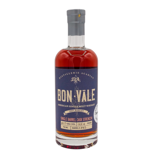 Bon Vale Single Barrel Cask Strength Barrel 32 | American Single Malt | 750 ml | Brewzle Exclusive