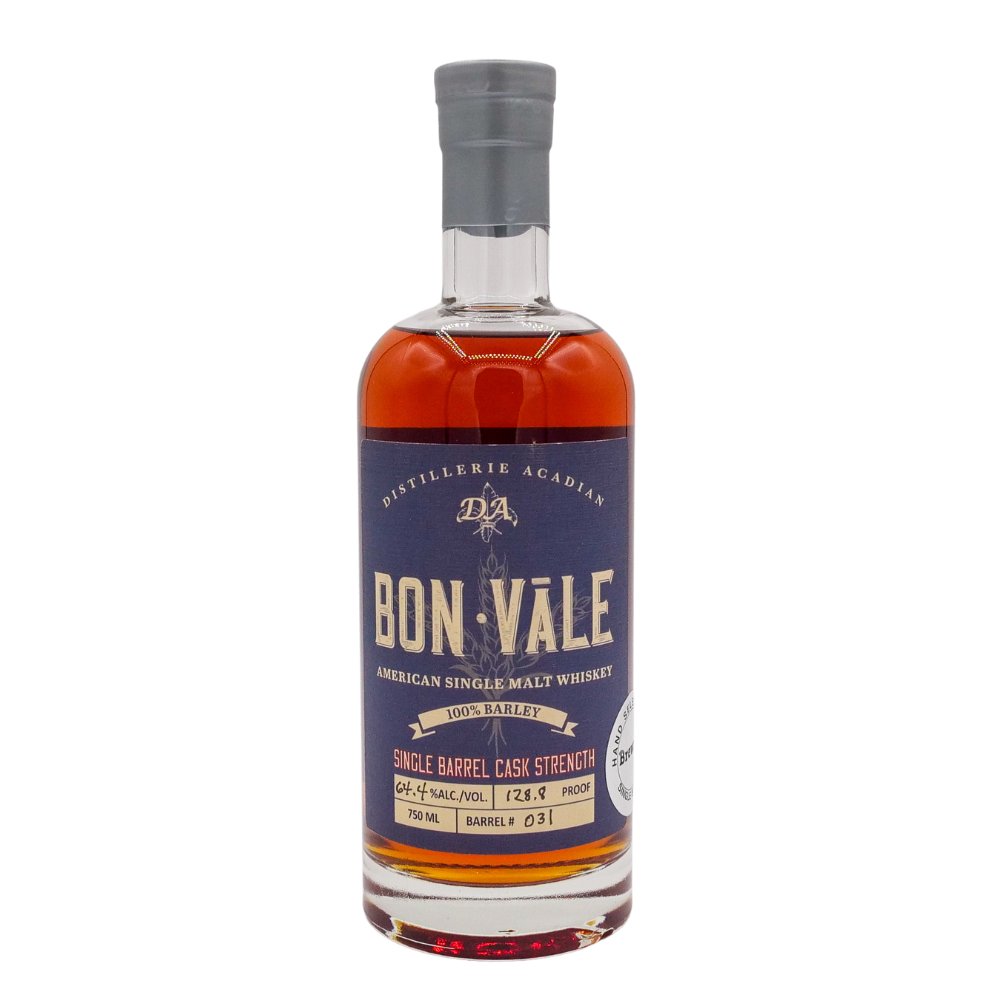 Bon Vale Single Barrel Cask Strength Barrel 31 | American Single Malt | 750 ml | Brewzle Exclusive