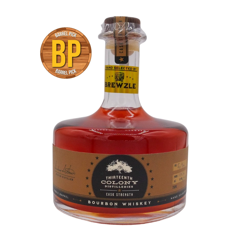 Thirteenth Colony Single Barrel Bourbon | Brewzle Exclusive