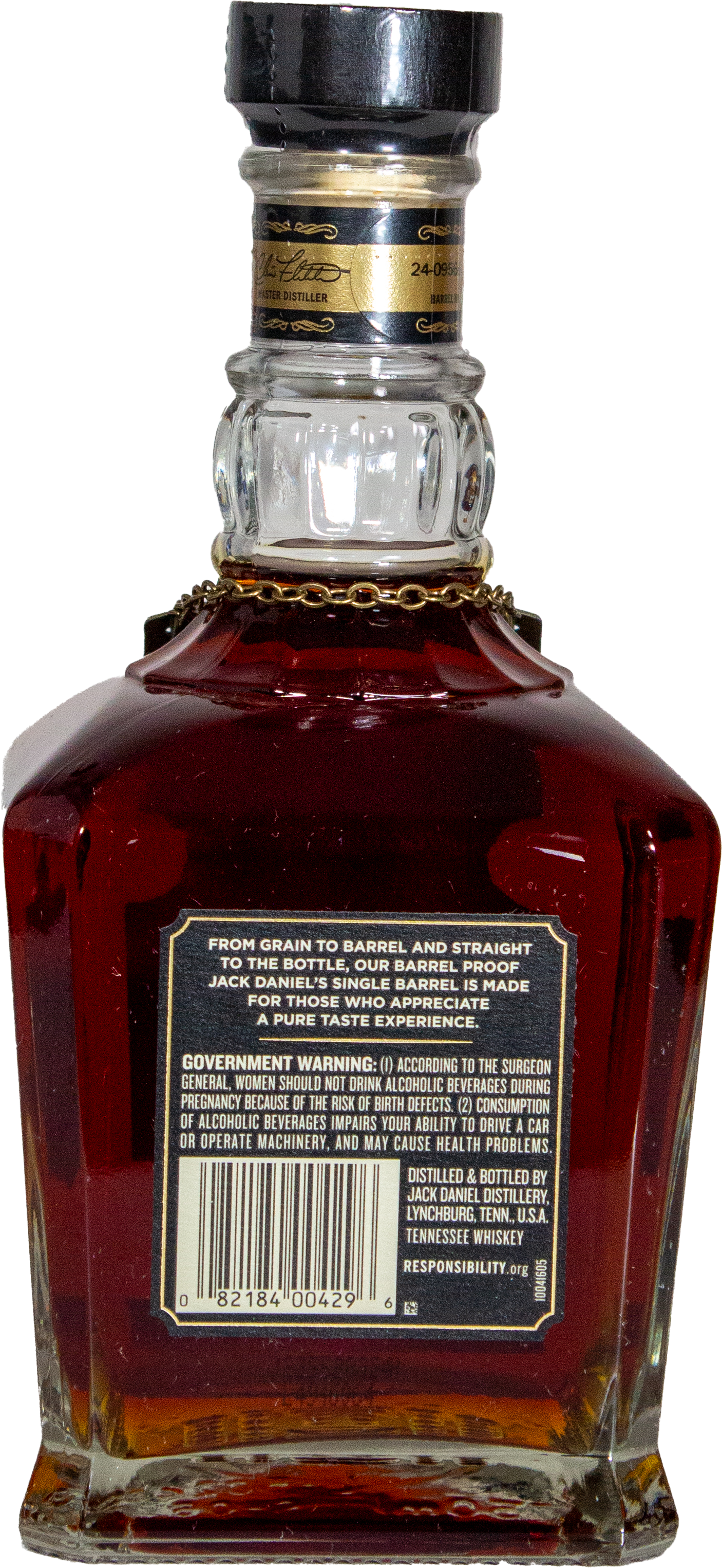 Jack Daniel's Barrel Proof 8.29.12 #TYBG | 130.0 Proof | Brewzle Exclusive 750ml