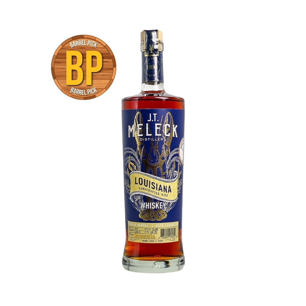 JT Meleck Rice Whiskey | 128.5 Proof | Brewzle Exclusive