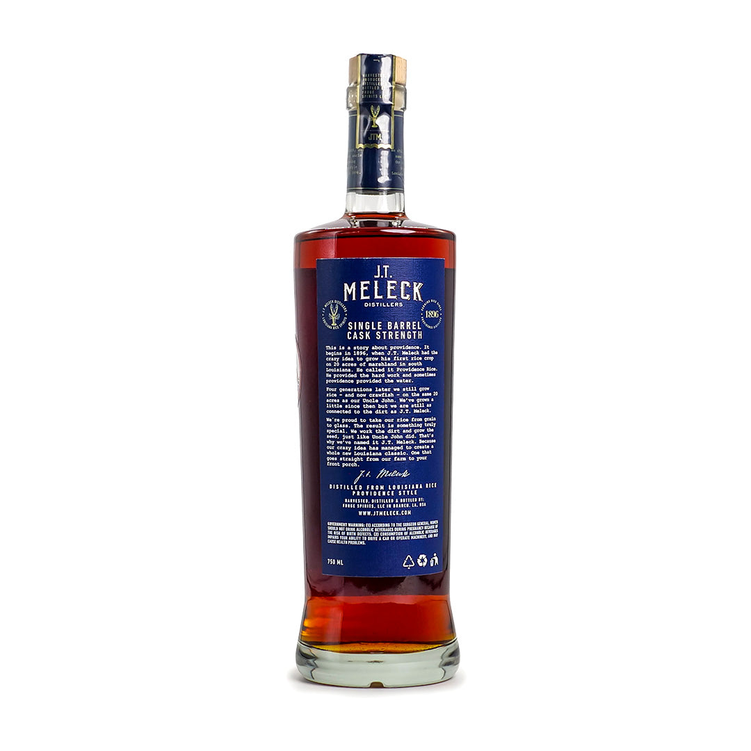 JT Meleck Rice Whiskey | 128.5 Proof | Brewzle Exclusive