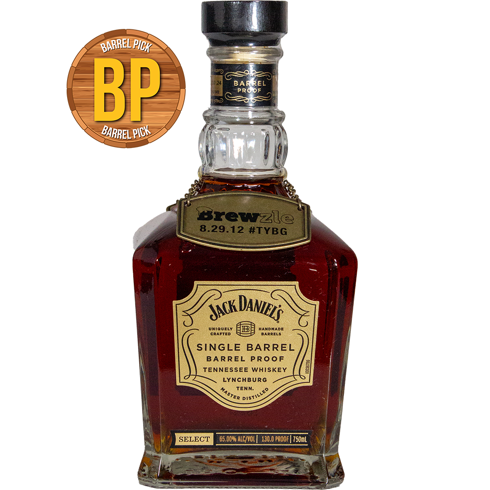 Jack Daniel's Barrel Proof 8.29.12 #TYBG | 130.0 Proof | Brewzle Exclusive 750ml