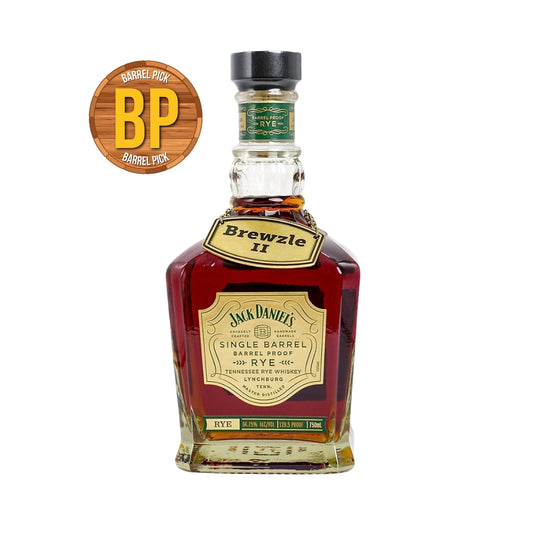 Jack Daniel’s Tennessee Rye Whiskey “Brewzle II” | 129.5 Proof | Brewzle Exclusive