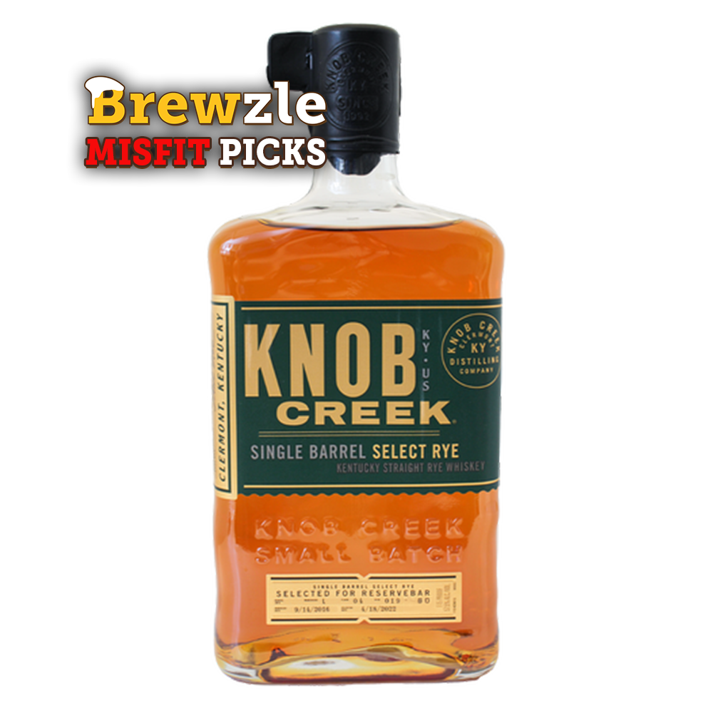 Knob Creek Rye ‘ReserveBar’ - Brewzle Misfit Pick - 750ml