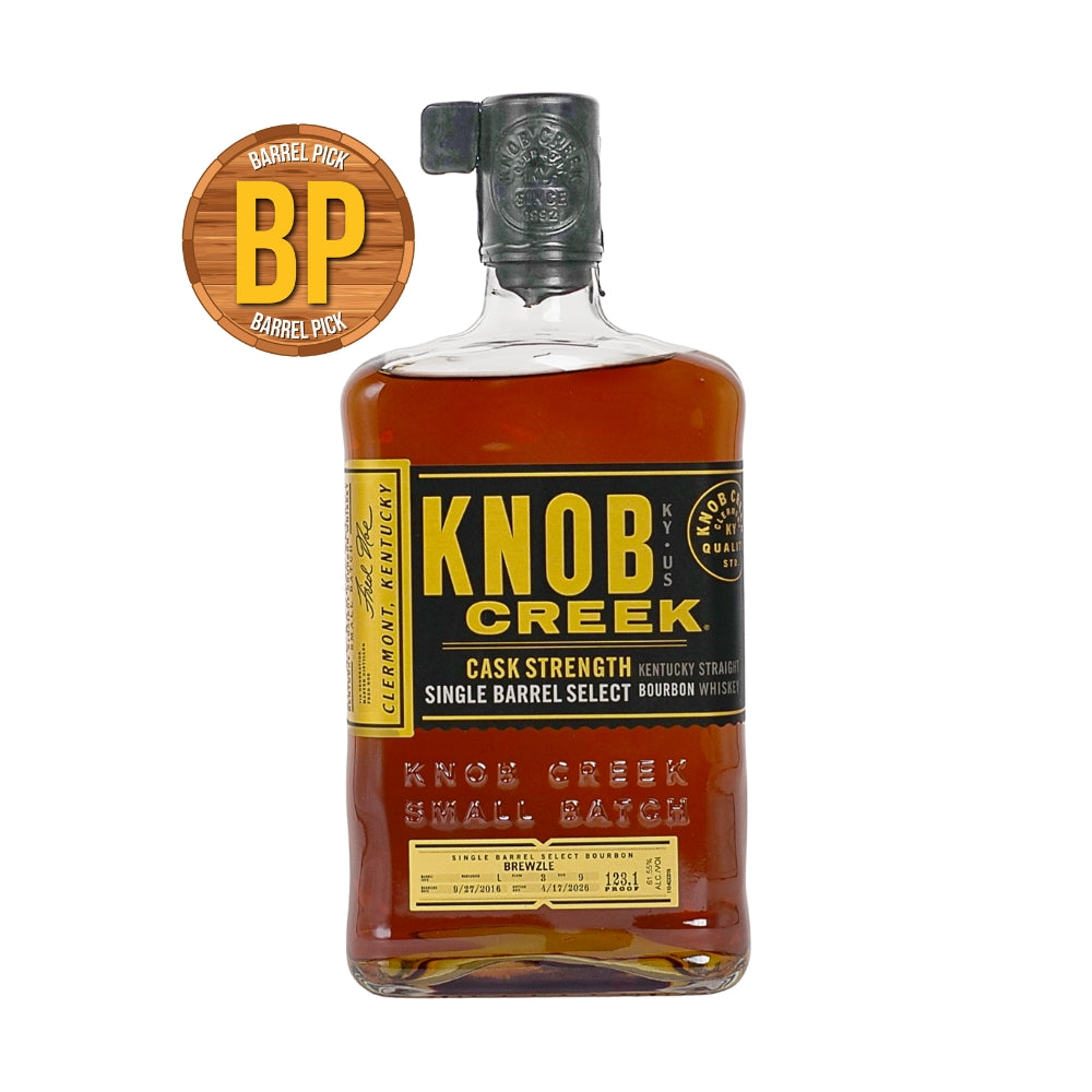 Knob Creek 9-Year-Old Bourbon |  123.1 Proof | Brewzle Exclusive