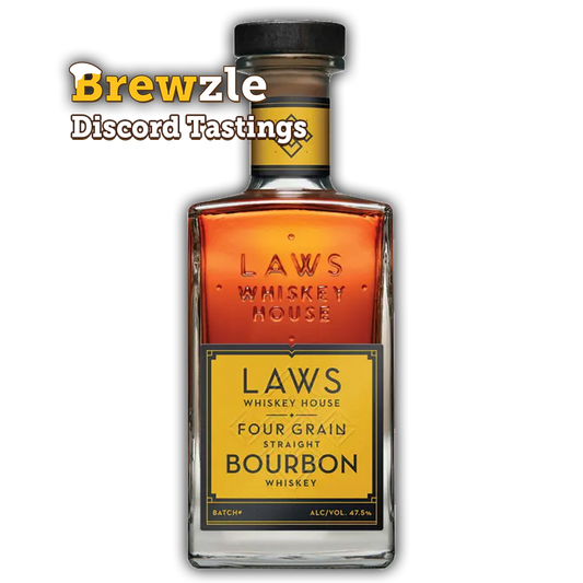 Laws Four Grain Straight Bourbon - Discord June Monthly Tasting Bottle - 750ml