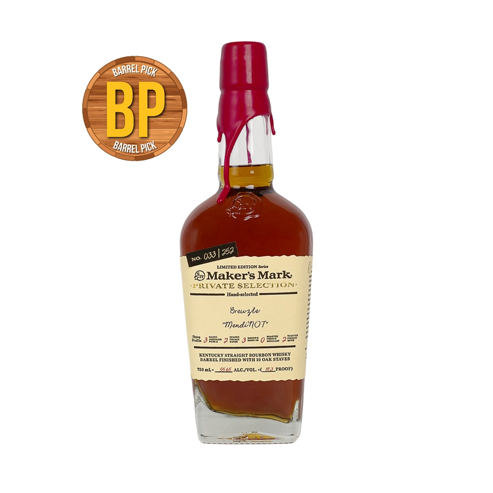 Maker’s Mark “MendiNOT” Bourbon |  111.3 Proof | Brewzle Exclusive