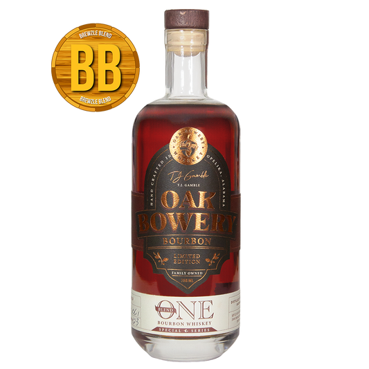Oak Bowery Blend One Bourbon | 123 Proof | Brewzle Exclusive | 750ml