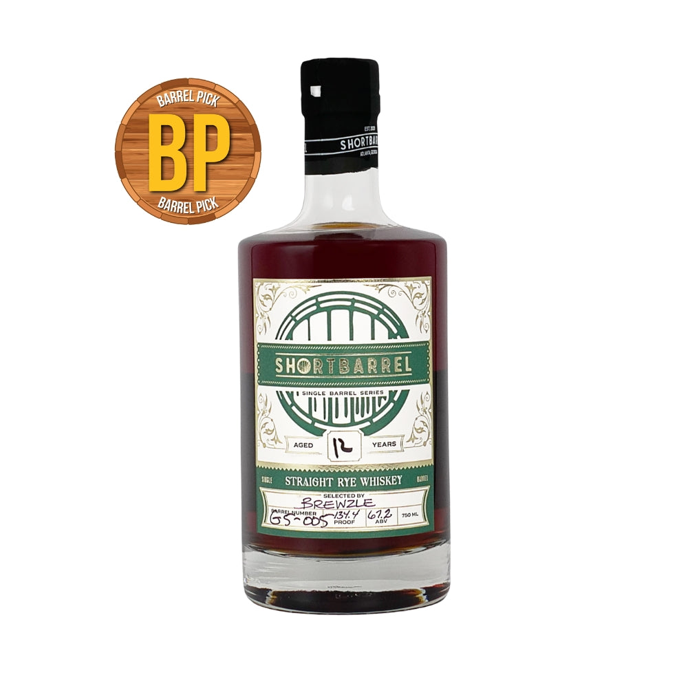 Shortbarrel 12-Year-Old 95/5 Rye |  134.4 Proof | Brewzle Exclusive