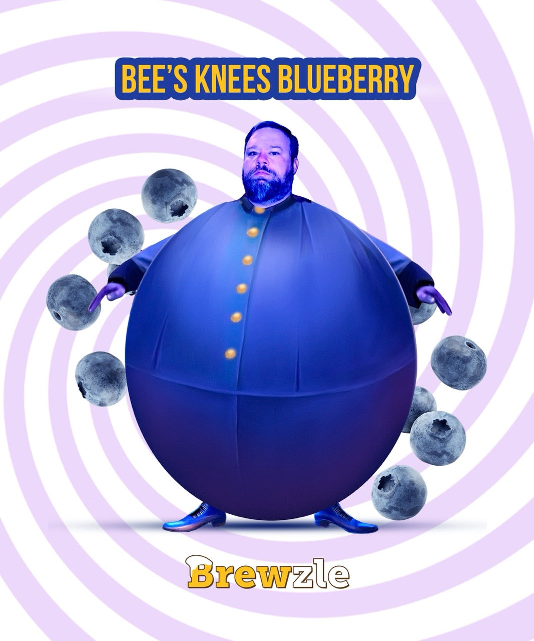 Shortbarrel Brewzle Blueberry Honey Bees Knees | 111.4 Proof | Brewzle Exclusive 750ml