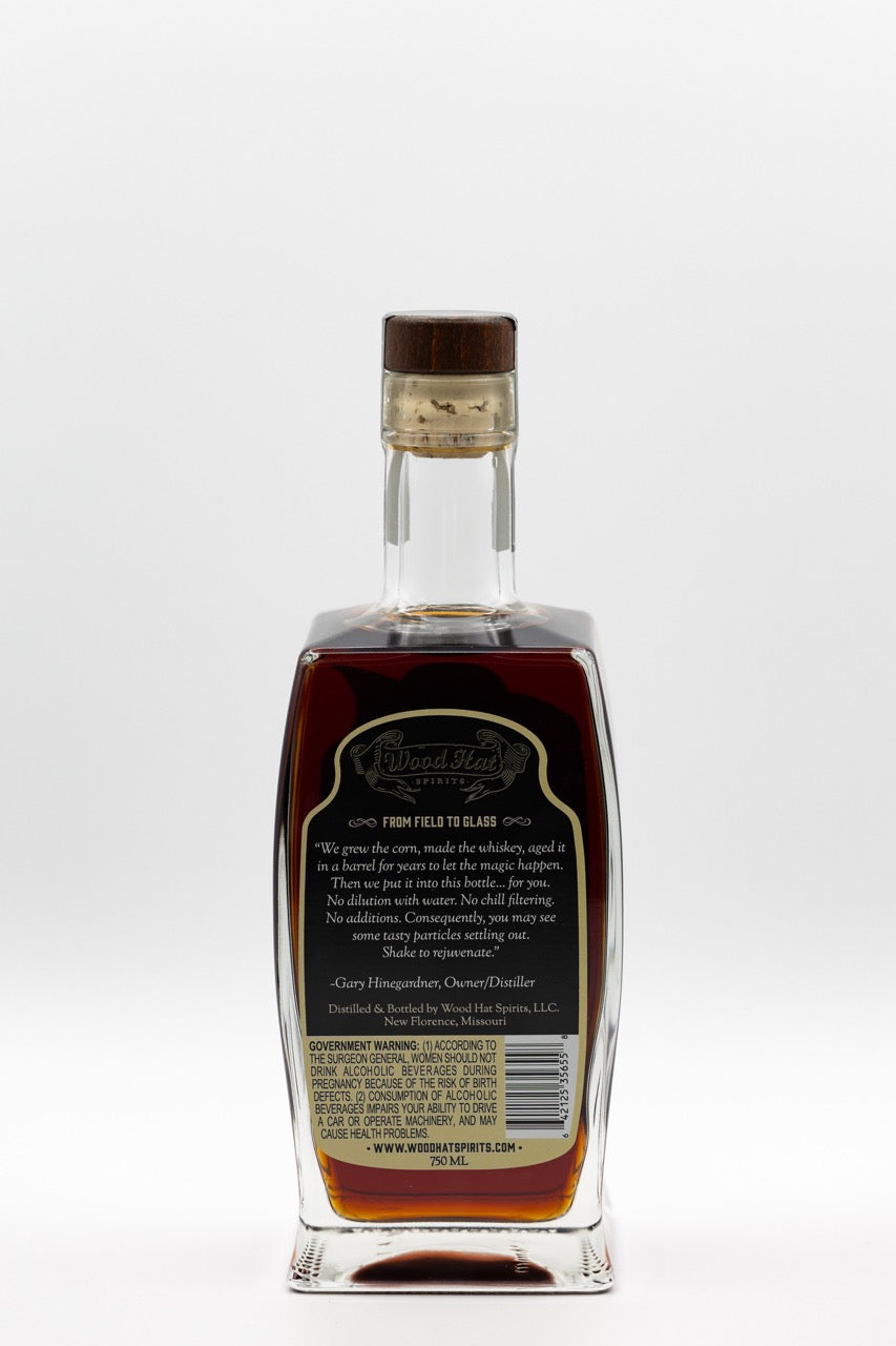 Wood Hat Bourbon Rubenesque Barrel 649 | 128 Proof | Brewzle Exclusive 750 ml