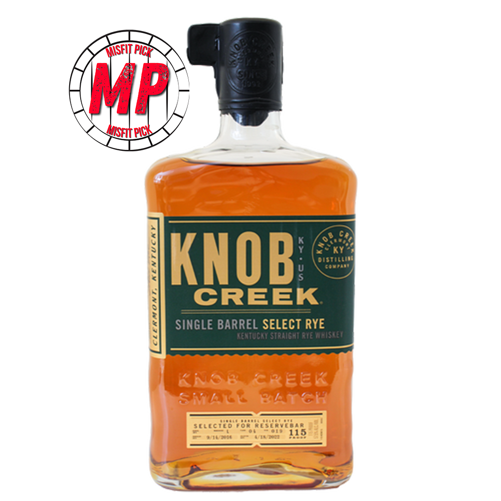 Knob Creek Rye ‘ReserveBar’ - Brewzle Misfit Pick - 750ml