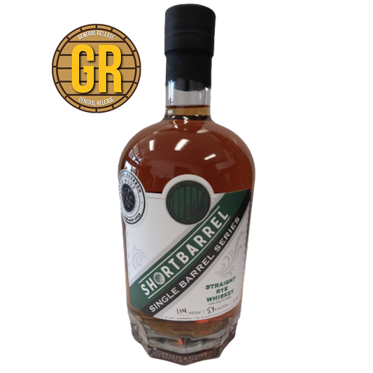 Shortbarrel Single Barrel Barrel Proof Rye - 114 Proof - 750ml